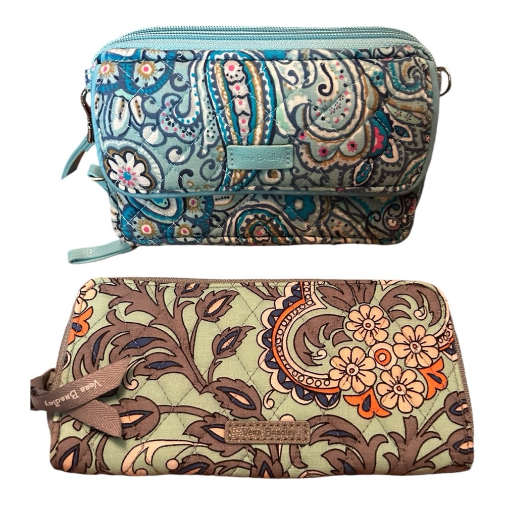 Vera Bradley Clutch and Wallet (2) bags